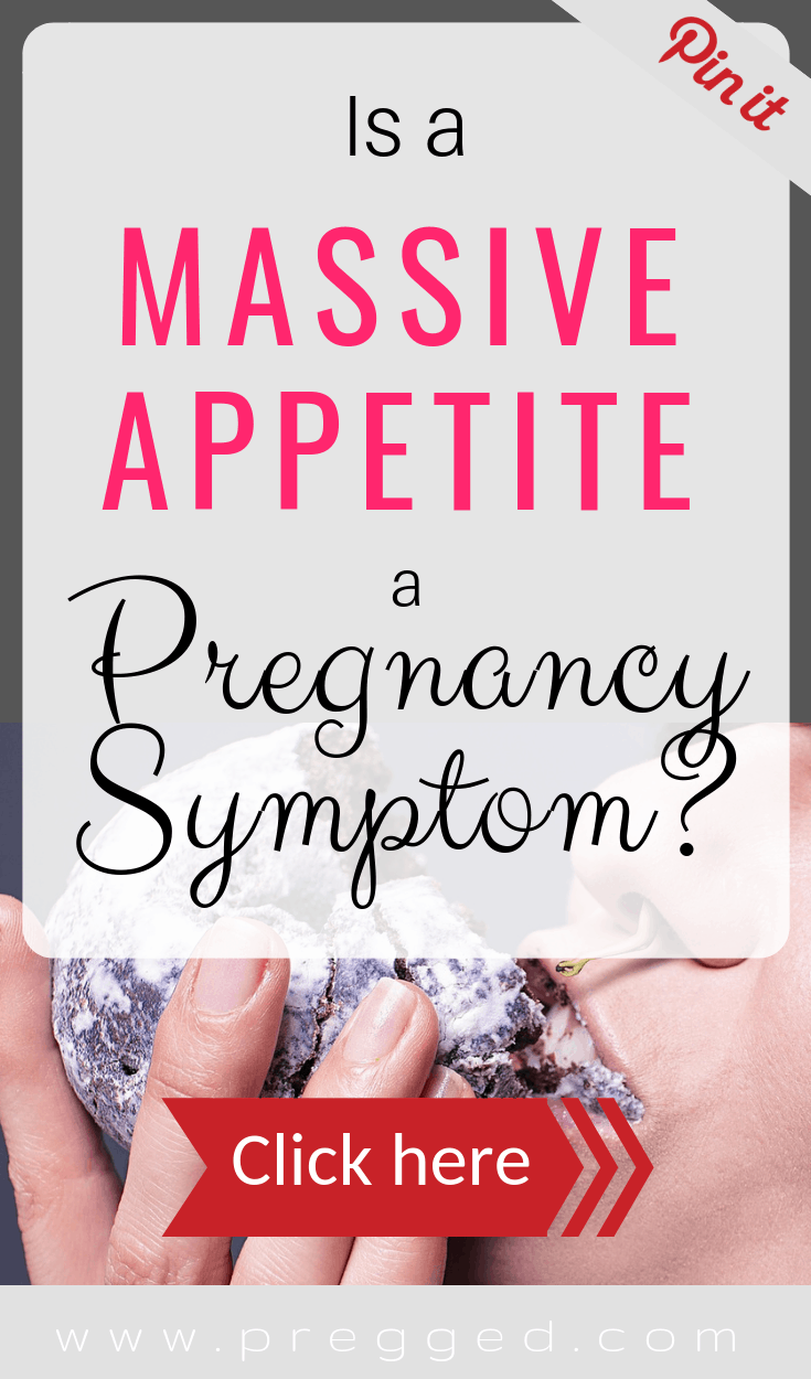 Can't stop eating and wondering if it's a sign of pregnancy? Find out if it is here...