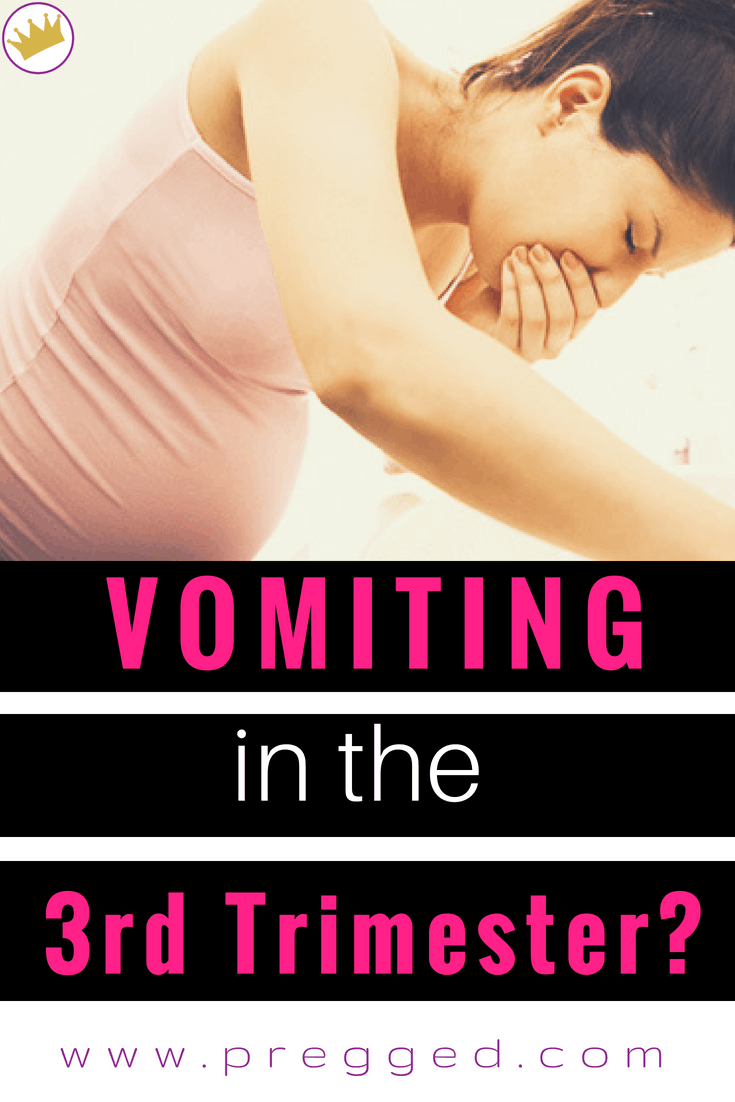 Have you start vomiting in the Third Trimester? It's a common pregnancy symptom but why does it happen? Find out here...