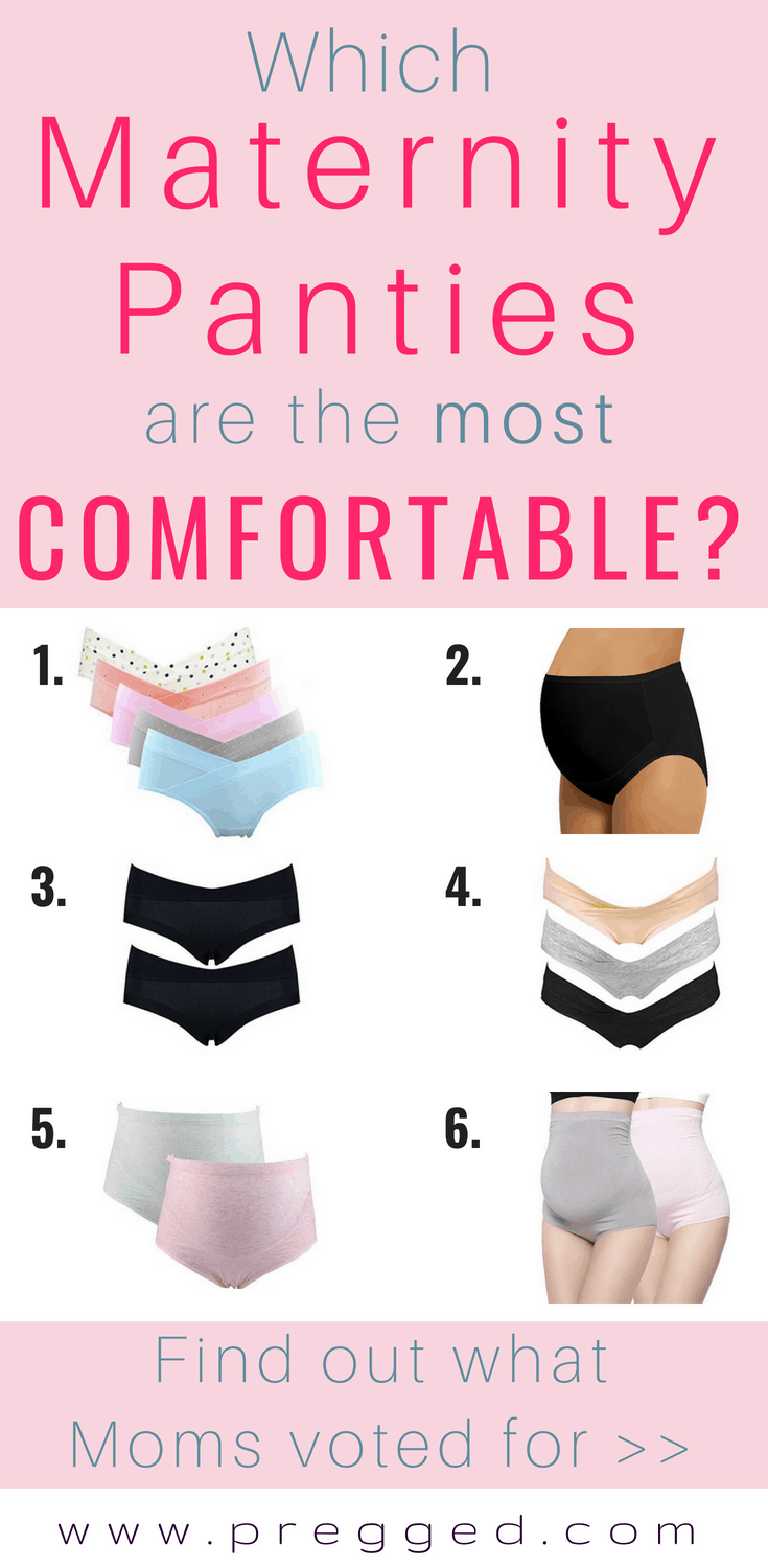 Which of these 6 maternity panties have been voted the most comfortable and gernally all round the best to wear - during pregnancy and postpartum?? Find out now srcset=