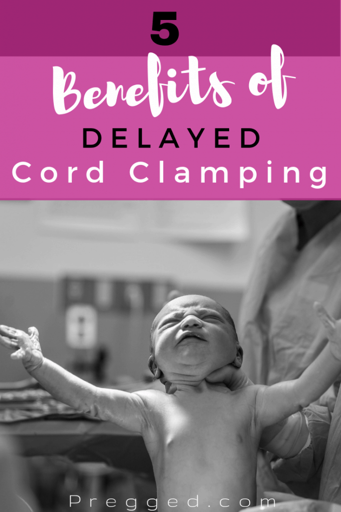 Why is it wise to add Delayed Cord Clamping to your birth plan and make sure that your healthcare providers know that it is your preference? There are a lot of benefits for baby with DCC, bith short term and long term. Find out about them here...#baby #birthplan #delayedcordclamping #pregnancy #laboranddelivery 