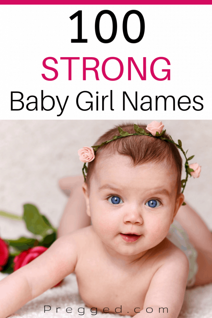100 Strong Baby Girl Names. Choosing a name for a baby girl that conveys strength as well as femininity can be tricky. Here are some girl baby name ideas to inspire you... #babynames #babygirlnames #babygirlnameideas #babynameideas 
