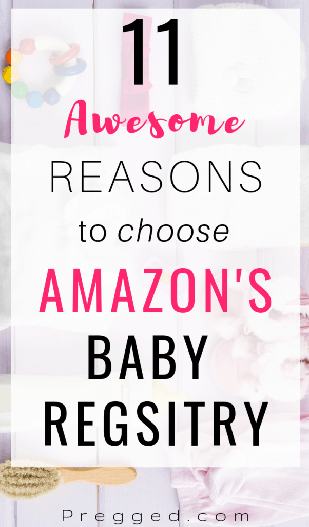 On the fence about which Baby Registry to choose? Here are 11 awesome reasons to choose Amazon's Baby Registry. Including ALL the FEATURES and DISCOUNTS you can benefit from INCLUDING the ones most people don't know about! Get saving money and get prepared for your little bundle of joy....#baby #pregnancy #babygear #babyregistry #nursery #pregnancytips