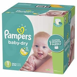 Pampers Baby-dry disposable diapers