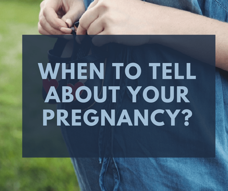 When to Tell Immediate Family About Pregnancy