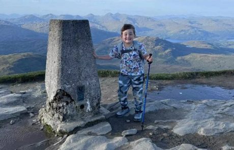 Inspirational Seven-Year-Old With Cerebral Palsy Conquers One Of Scotland’s Highest Mountains