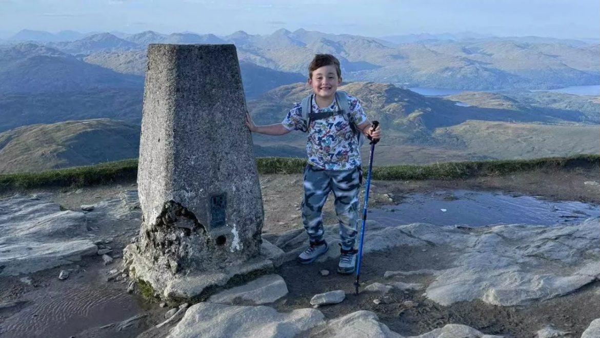 Inspirational Seven-Year-Old With Cerebral Palsy Conquers One Of Scotland’s Highest Mountains